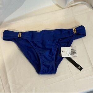 *NWT* ViX Paula Hermanny Solid Bia Tube Bikini Bottom- Blue- Size XS